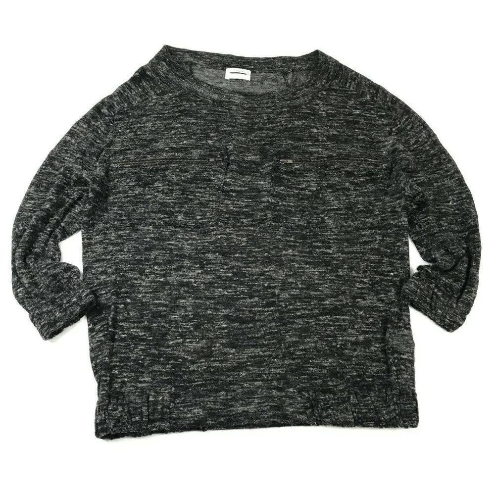 Wallace Womens Sweater Size S Small Gray Lightweig